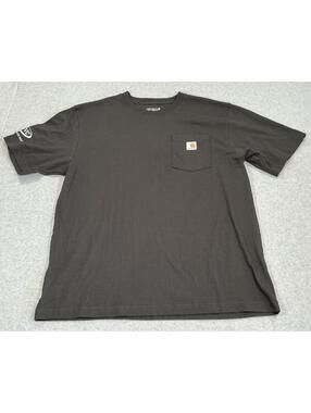 Carhartt Loose Fit Black Pocket T-Shirt Size Large